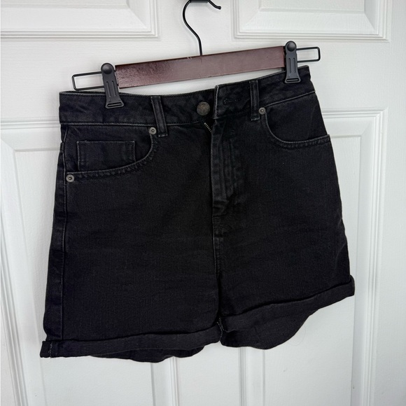 ASOS Black High Waist Shorts - Picture 7 of 8